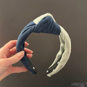 Perfect condition denim top knot lele sadoughi headband
